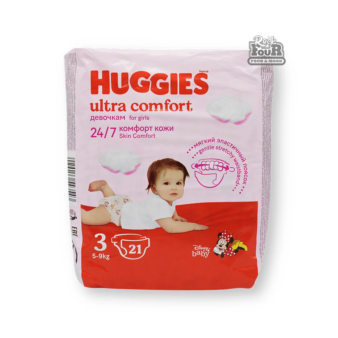 Տակդիր մանկական №3, 5-9կգ «Huggies» աղջկա 21h